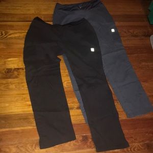 2 pairs of scrub pants
